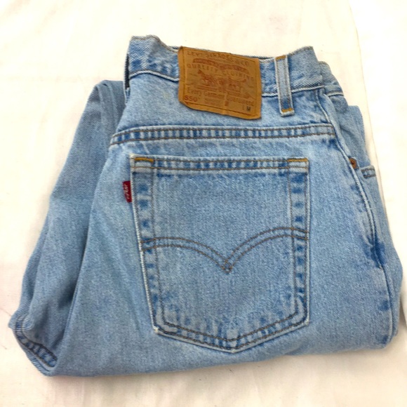 Levi’s 550 vintage high waist mom jeans ladies sz 14m - Picture 4 of 7
